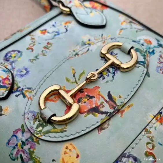 Firstbag ru Gucci mini handle bag Horsebit top 1955 0630
